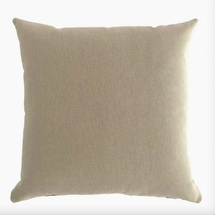 Taupe Canvas Floor Pillow Cover