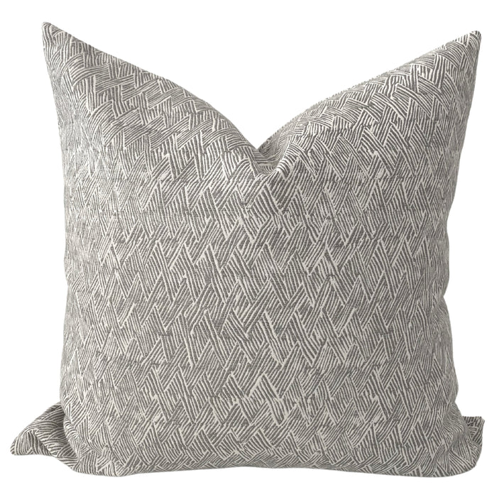 Ashen Gray | Outdoor Pillow Cover