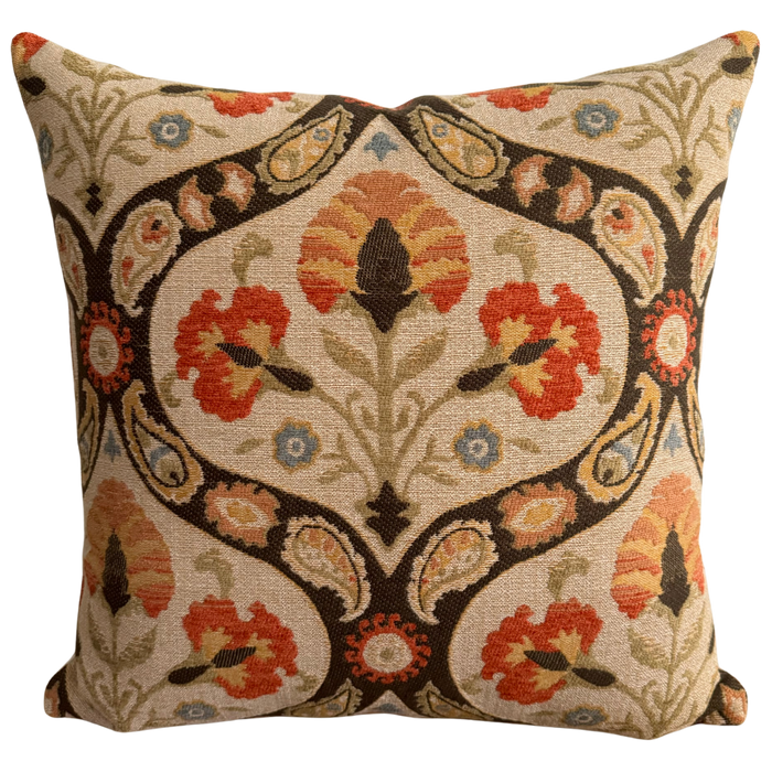 Medallion Floral Pillow Cover