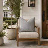 Misty Harbor Bouclé Pillow Cover