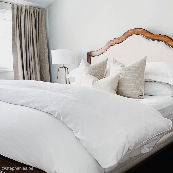 Textured Stripe | Gray Pillow Cover