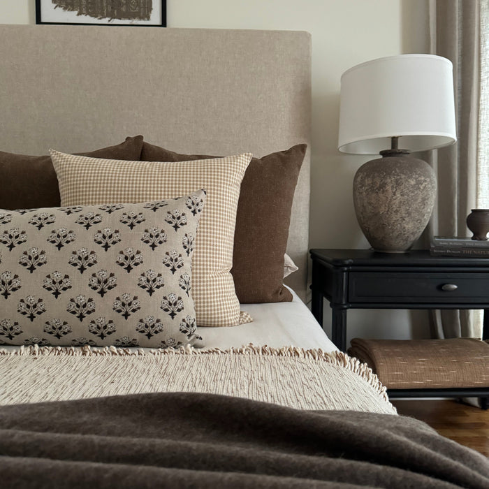 Vintage Gingham Pillow Cover