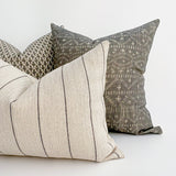 Antique Charcoal Pillow Cover Set