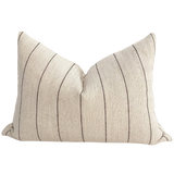 Antique Stripe | Brown Pillow Cover