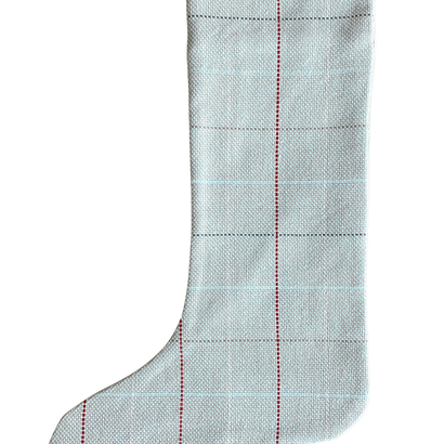 Baby Blue | Small Minimal Style Christmas Stocking