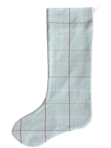 Baby Blue | Small Minimal Style Christmas Stocking