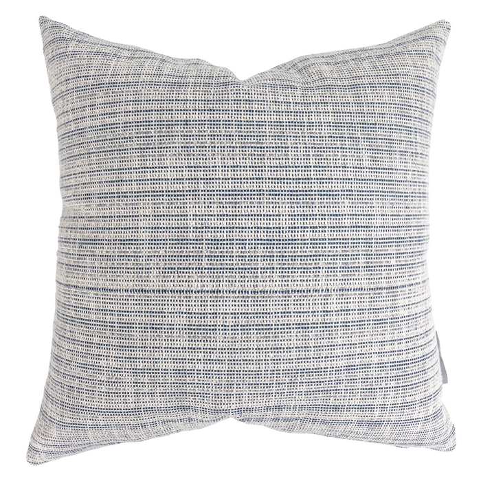Textured Linen | Blue Pillow Cover