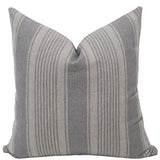 Blue Heron Stripe Pillow Cover
