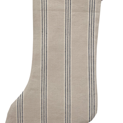 Vintage Stripe | Boho Christmas Stocking