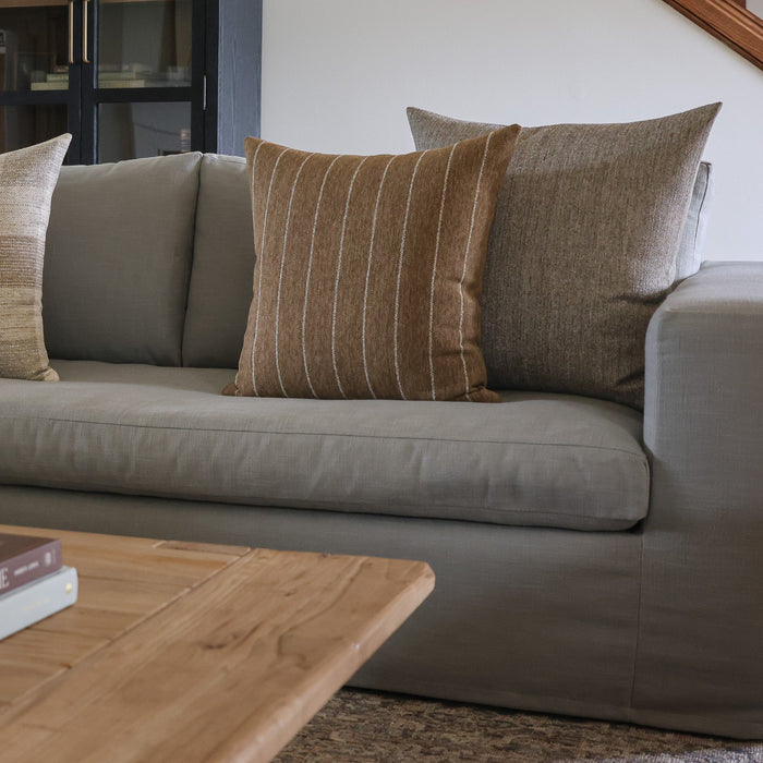 Brown Jumper Pillow Cover