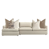 Sectional Chaise Sofa Pillow Combo | 'Desert Lilly'