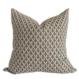 Leaf | Charcoal Pillow Cover