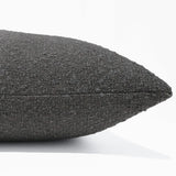 Charcoal Boucle Pillow Cover
