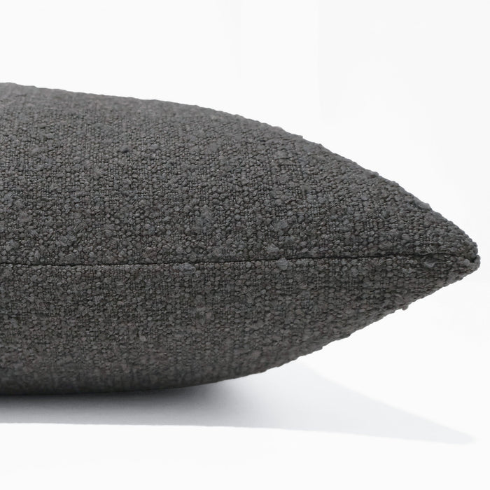Charcoal Boucle Pillow Cover
