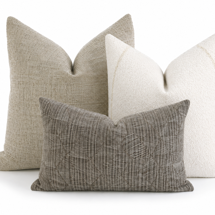 Sand & Petal Outdoor Pillow Cover Set