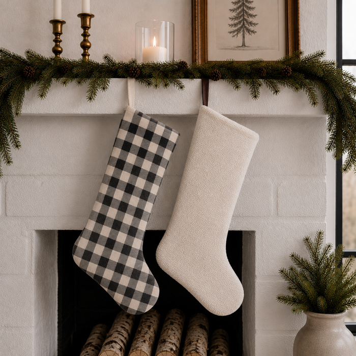 Buffalo Winter Christmas Stocking Set Two