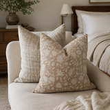 Blush & Taupe Heritage Pillow Cover Set