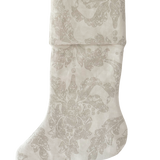 Damask Neutral Holiday Stocking NLS.XX111