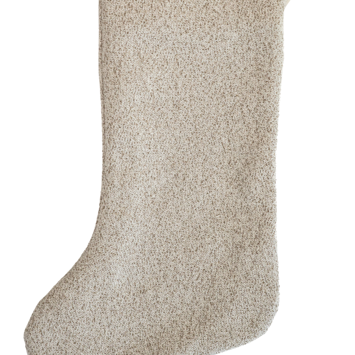 Crema | Boho Christmas Stocking