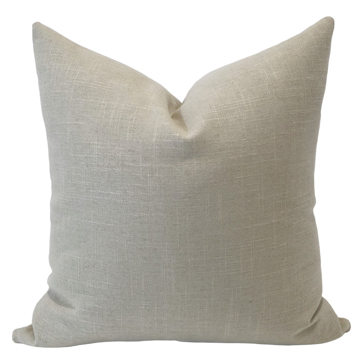 Earthen Taupe Linen Pillow Cover