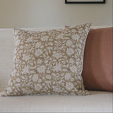Fired Red Linen Pillow Cover