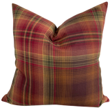 Fall Plaid Pillow Cover
