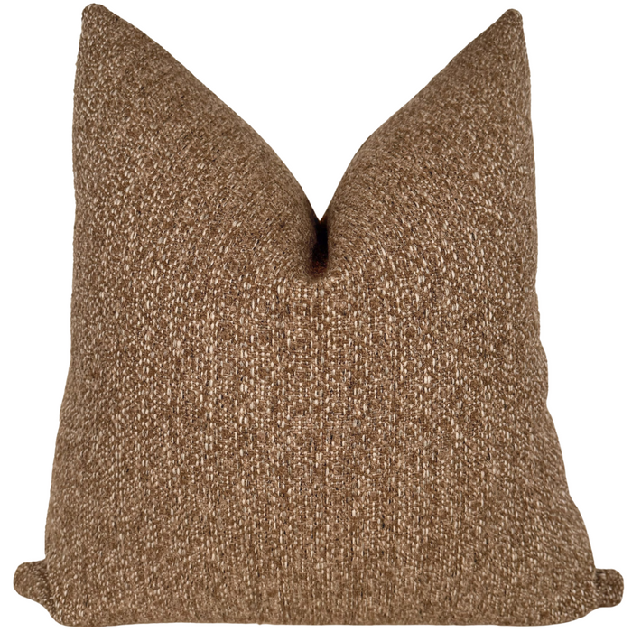 Farro Brown Pillow Cover