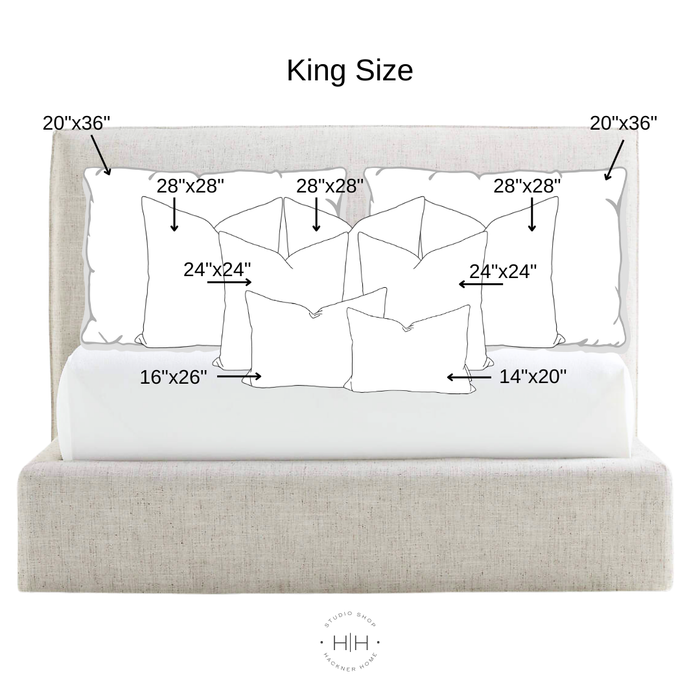 Bed Pillow Insert Combo Five Layer Design: Option 1
