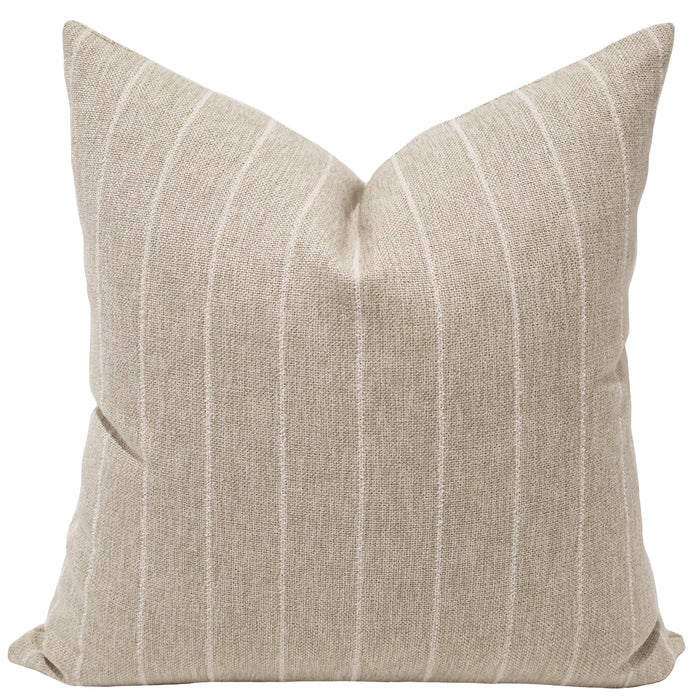 Heritage Stripe - Ivory Pillow Cover