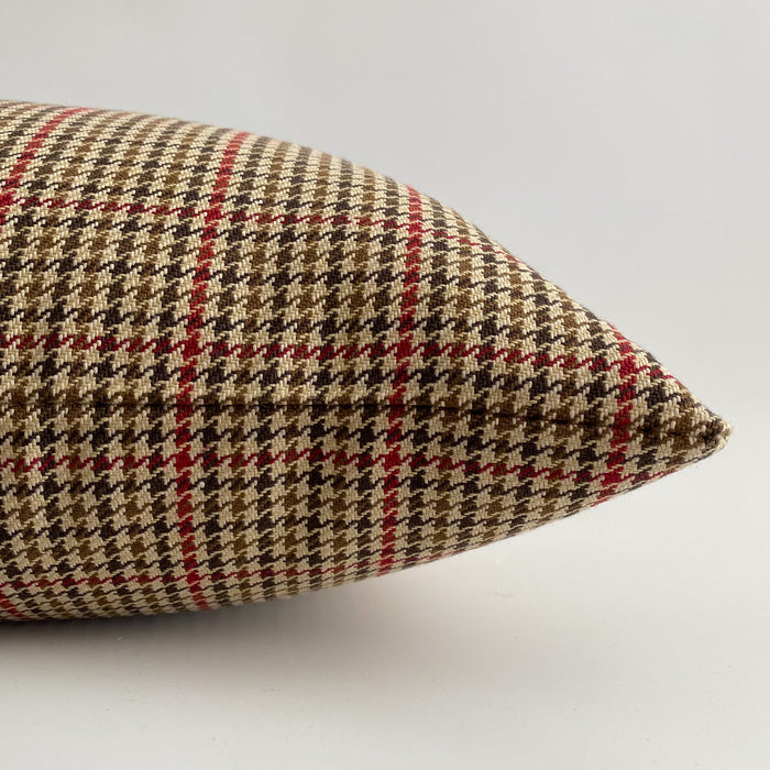 Warm Winter Plaid Pillow Cover