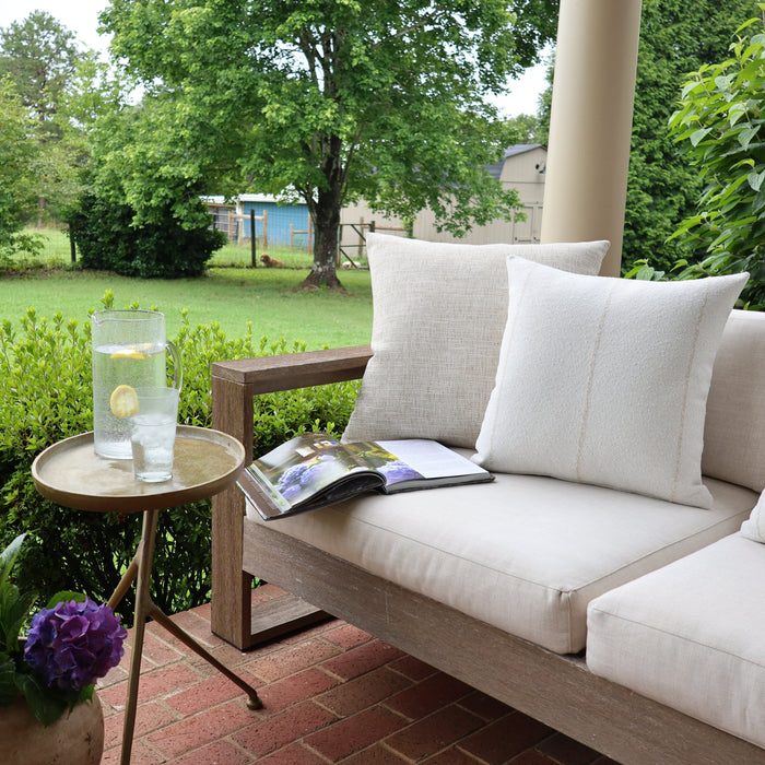 Cozy Ivory Indoor/Outdoor Pillow Cover