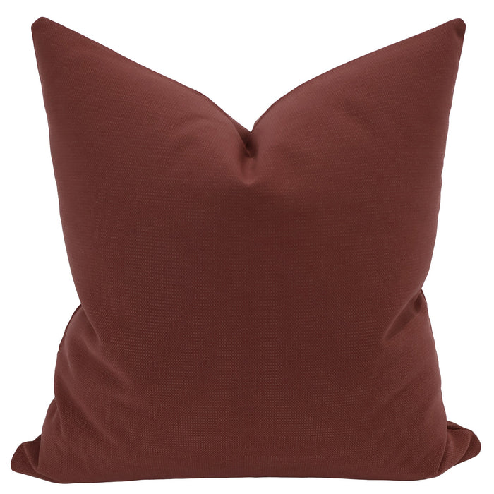 Solid Canvas | Cranberry Pillow Cover "20x20"
