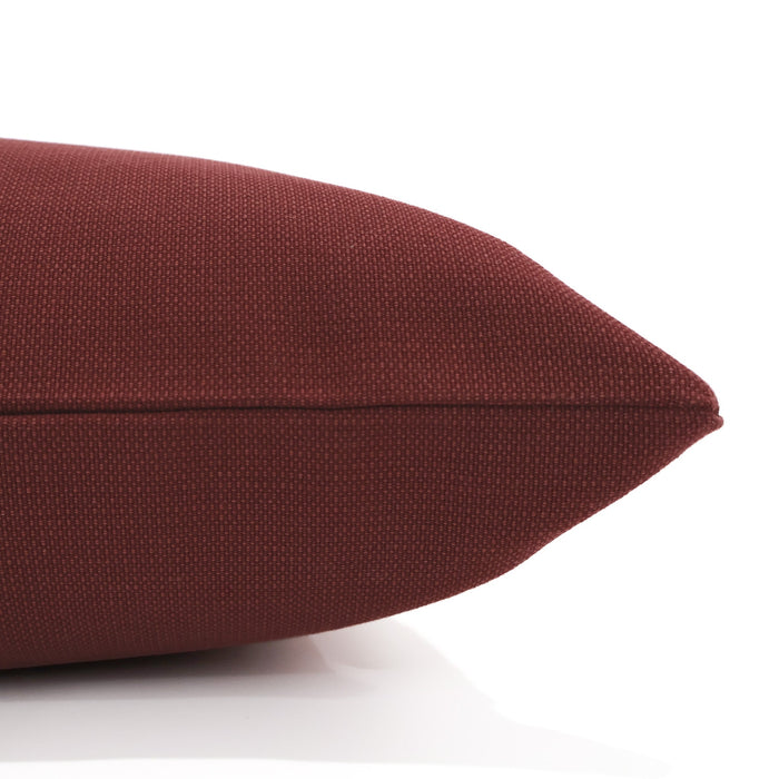 Solid Canvas | Cranberry Pillow Cover "20x20"