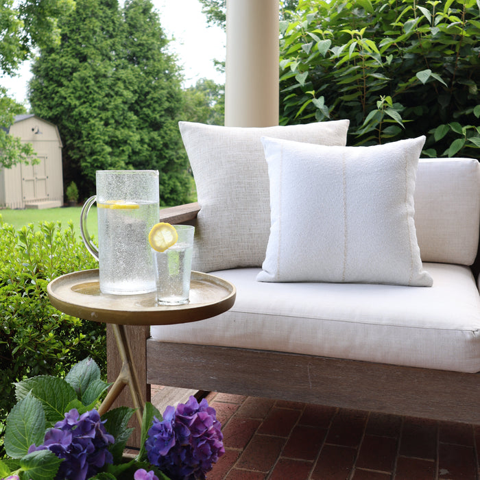 Cozy Ivory Indoor/Outdoor Pillow Cover