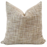 Veiling Tan Pillow Cover
