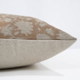 Whisper Pink Floral Block Print Pillow Cover