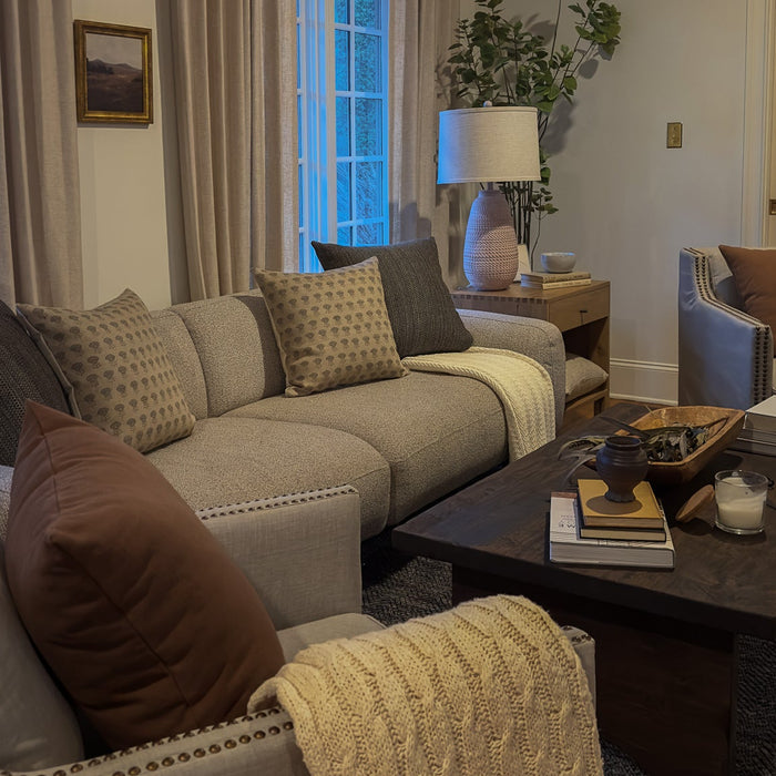 Modern Chic Living Room Pillow Combo