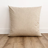 Basketweave Flax Floor Pillow Cover