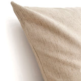 Basketweave Flax Floor Pillow Cover