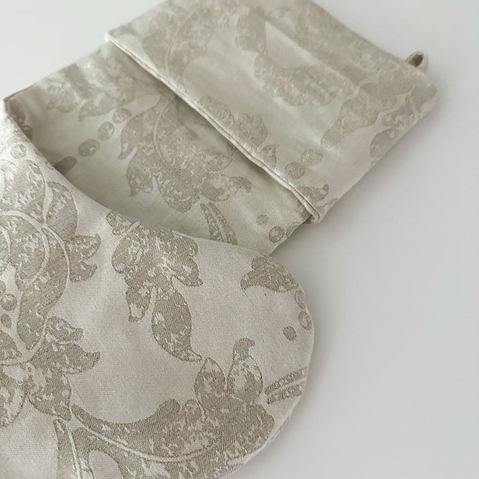 Damask Neutral Holiday Stocking NLS.XX111