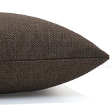 Dark Brown Outdoor Pillow Cover