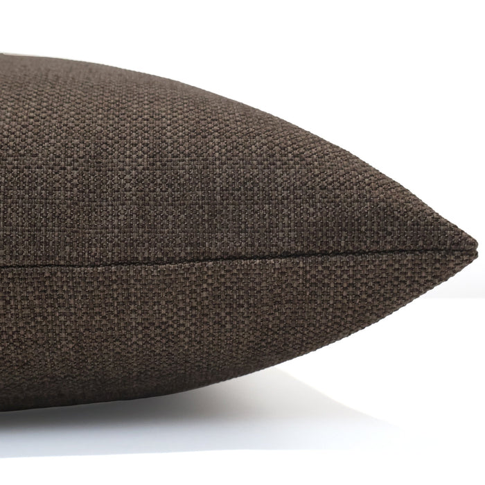 Dark Brown Outdoor Pillow Cover