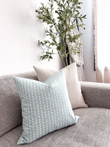 Vine | Pale Blue Pillow Cover
