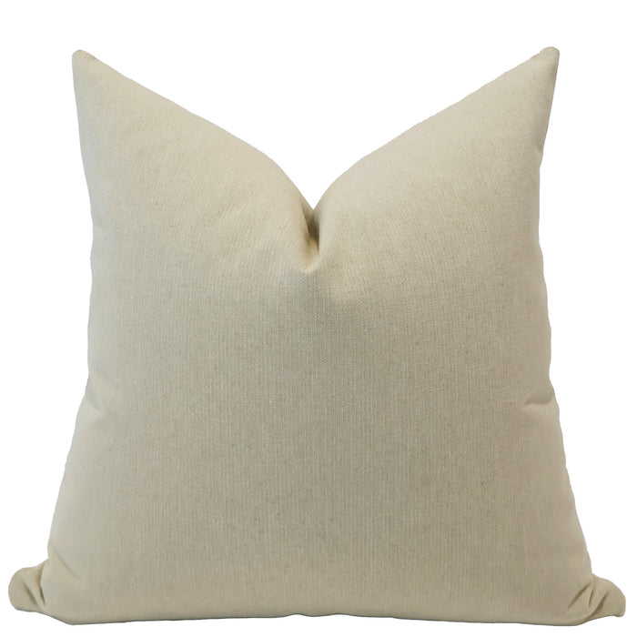 Solid Canvas | Tan Pillow Cover
