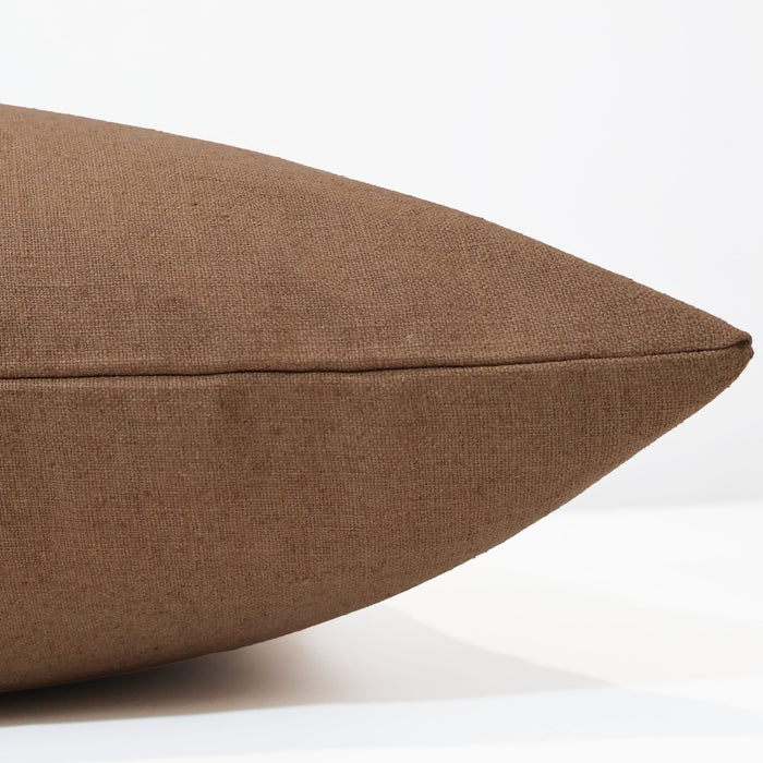 Fired Red Linen Pillow Cover