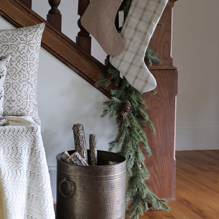 Willow | Small Minimal Christmas Stocking