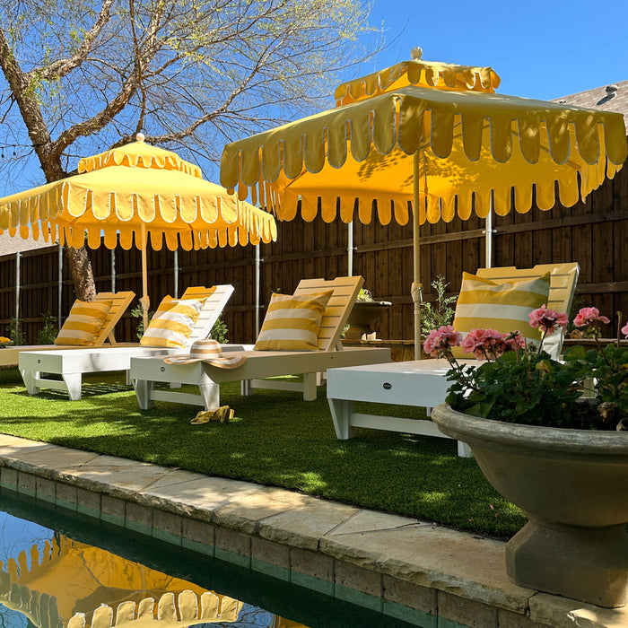 Cabana Yellow | Outdoor Pillow Cover