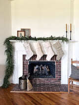 Embossed Neutral Holiday Stocking NLS.XV