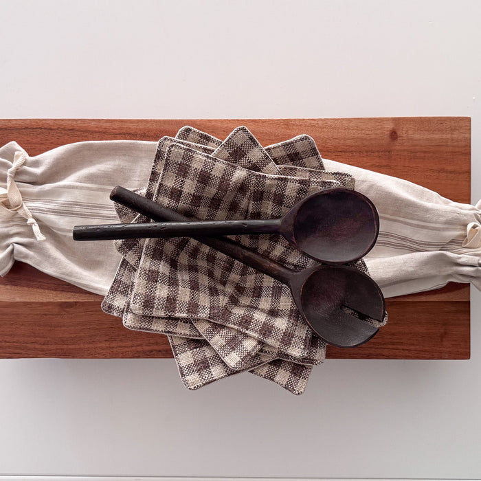 Gift Bundle 'Wooden Serving Board, Shopping Bag Organizer, & Bowl Cozy Set of 5'