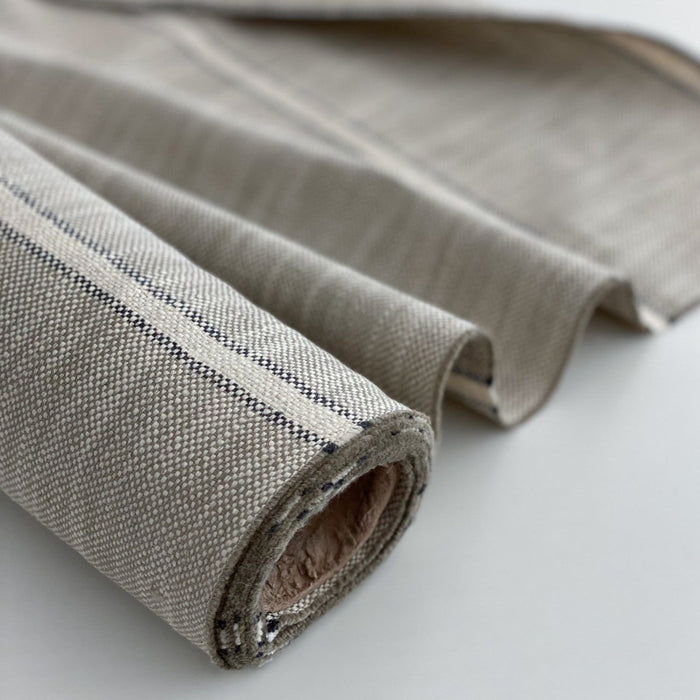 Thunder Gray Stripe Fabric